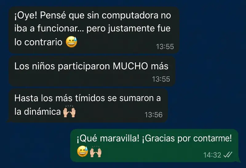 Testimonio real de una docente sobre Mundo Táctil