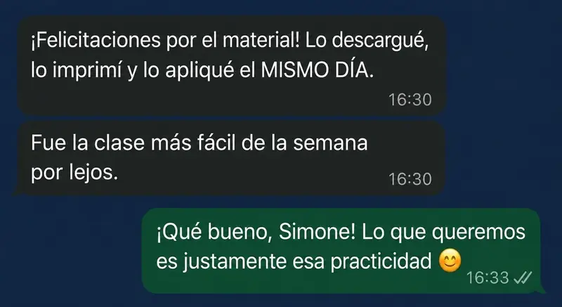 Testimonio real de una docente sobre Mundo Táctil